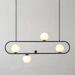Люстра Horizontal Balls Balance Black 4 от ImperiumLoft