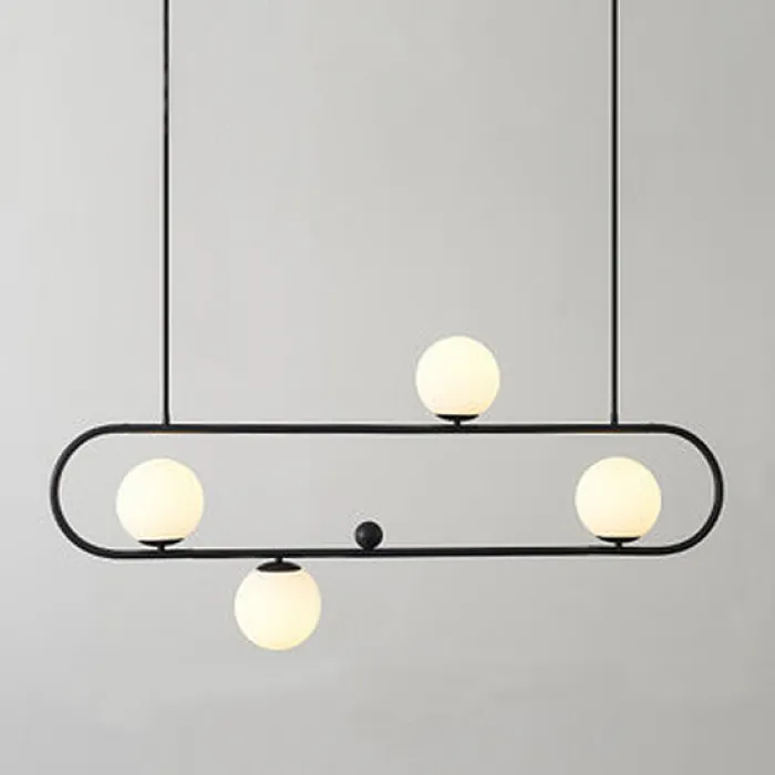 Люстра Horizontal Balls Balance Black 4 от ImperiumLoft