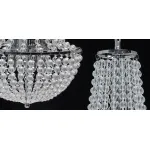 Подвесная люстра Virginia Clear Beads Chandelier chrome