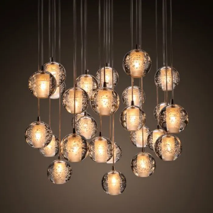 Люстра Bocci 14 Round Chandelier Led Crystal Glass  от ImperiumLoft