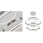 Люстра Light Ring  Vertical Silver 5 колец от ImperiumLoft