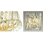 Бра Crystal Crossed Stripes Gold от ImperiumLoft