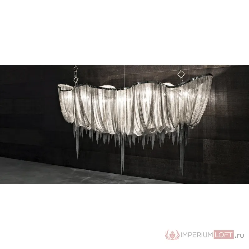 Люстра Atlantis Aluminium Chain Chandelier от ImperiumLoft