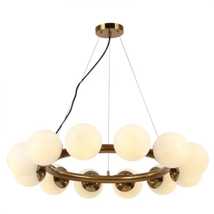 Люстра Perforated Glass Bubbles bronze D77 от ImperiumLoft