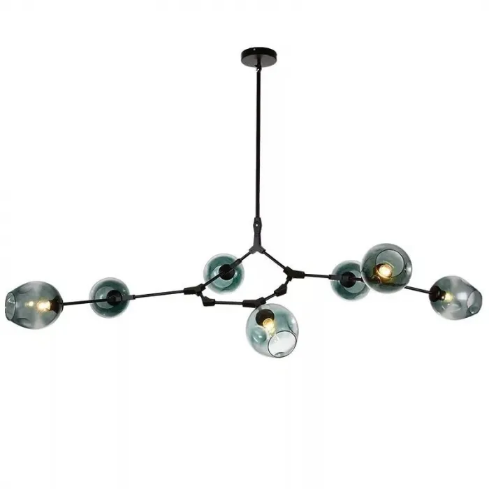 Люстра Сrumpled Glass Bubble Chandelier blue Glass от ImperiumLoft