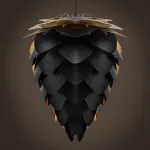 Подвесной светильник Pine Cone II Black&amp; Gold 40 от ImperiumLOFT
