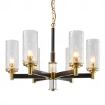 Люстра LIAISON TWO-TIER black and brass Chandelier 6 от ImperiumLoft