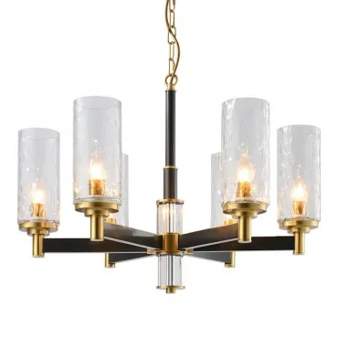 Люстра LIAISON TWO-TIER black and brass Chandelier 6 от ImperiumLoft