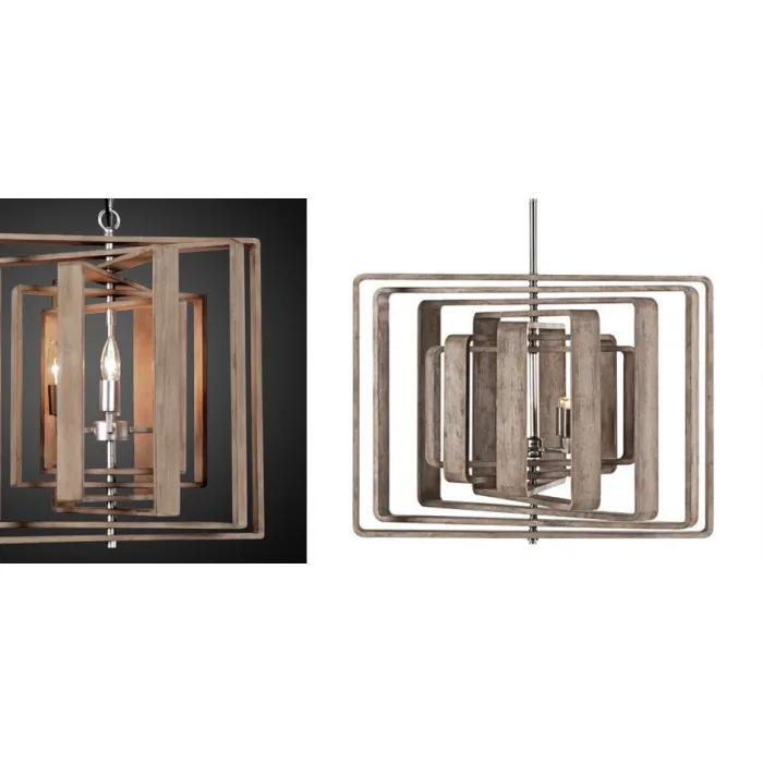 Люстра Contemporary 7 Layer Spiral Driftwood Chandelier Light от ImperiumLoft