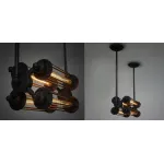 Подвесной светильник Loft Industrial Edison Cage Horizontal Quatro от ImperiumLoft