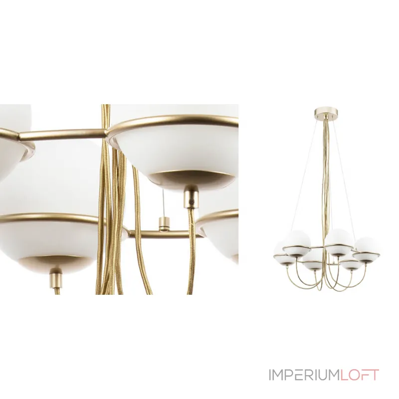 Подвесная люстра Melissa Chandelier Champagne 6