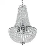 Подвесная люстра Virginia Clear Beads Chandelier chrome