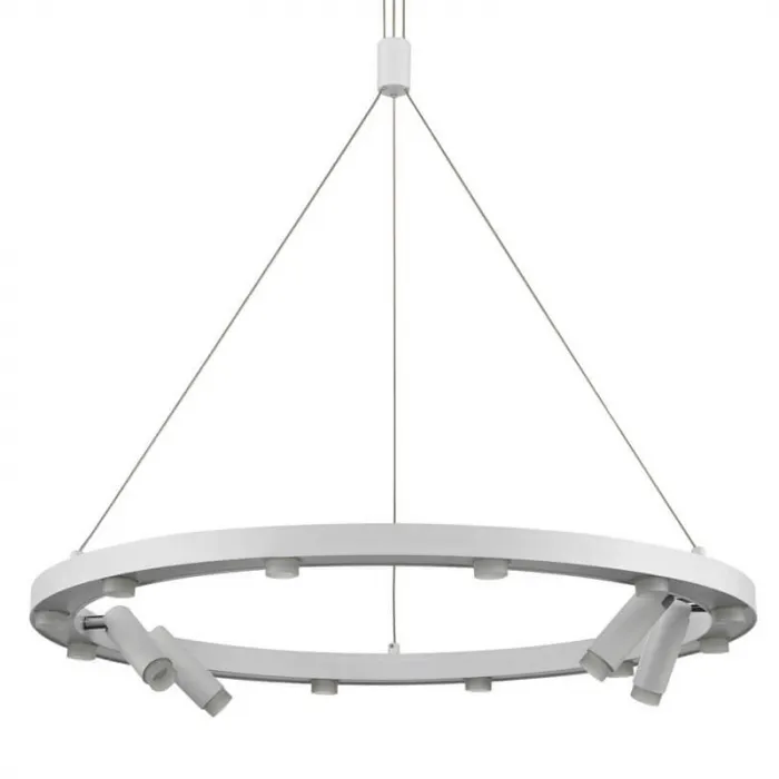 Люстра Rigor & Conciseness Lighting White Disk от ImperiumLoft