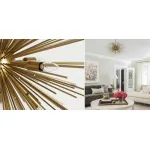 Люстра ASTRA Chandelier Sputnik Brass от ImperiumLoft
