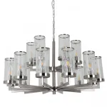 Люстра LIAISON TWO-TIER Chandelier 18 Silver от ImperiumLoft