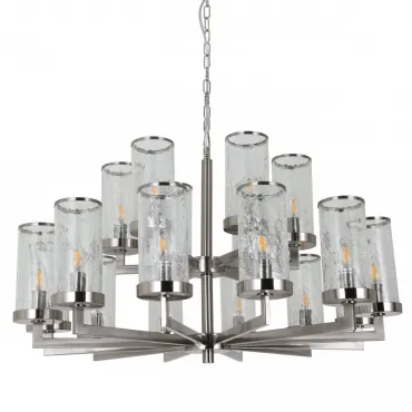 Люстра LIAISON TWO-TIER Chandelier 18 Silver от ImperiumLoft