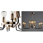 Подвесная люстра Loft Industrial Glossy Gold