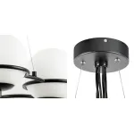 Подвесная люстра Melissa Chandelier Black 6