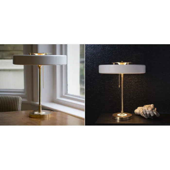 Настольная Bert Frank Revolve Table Lamp White от ImperiumLoft