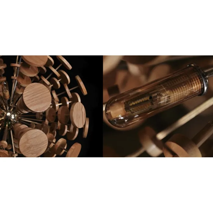 Люстра Wooden Glowworm Sphere от ImperiumLoft
