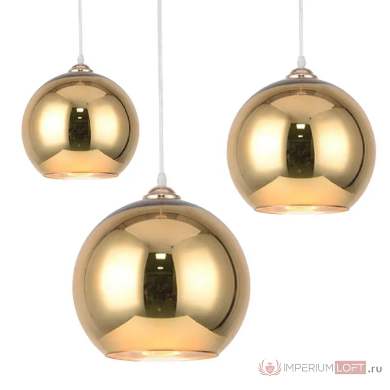 Подвесной светильник GOLD mirror shade modern pendant от ImperiumLoft