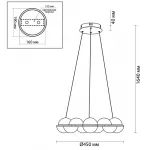 Люстра Barbolano Chandelier Gold 8 от ImperiumLoft