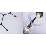 Люстра Сrumpled Glass Bubble Chandelier Black 6 плафонов от ImperiumLoft