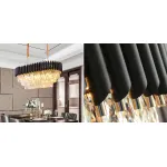 Люстра Empire Black Rectangular Chandelier Crystal от ImperiumLoft