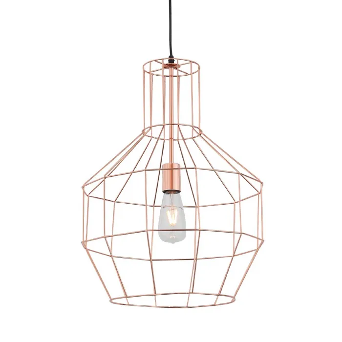 Подвесной светильник Loft Wire Cage Copper от ImperiumLoft