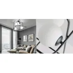 Люстра Broken Squares Balls Black от ImperiumLoft