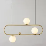 Люстра Horizontal Balls Balance Brass 3 от ImperiumLoft