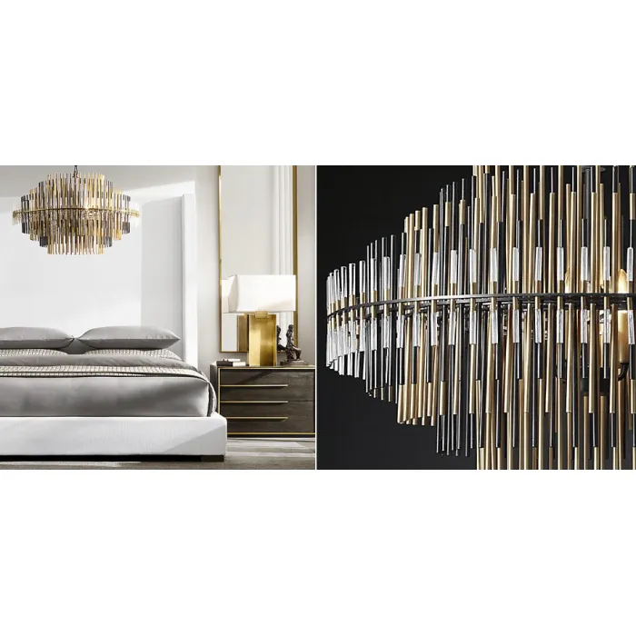 Люстра Restoration Hardware Emile Round Chandelier Chrome II от ImperiumLoft