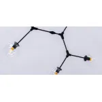 Люстра Сrumpled Glass Bubble Chandelier Black 6 плафонов от ImperiumLoft