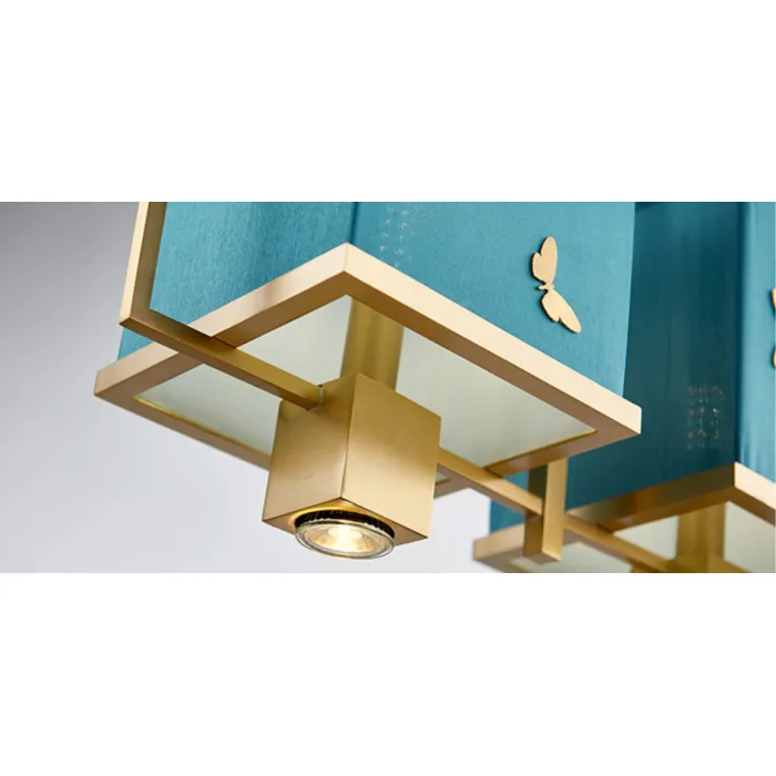 Люстра с бабочками Butterflies Blue Background Chandelier от ImperiumLoft