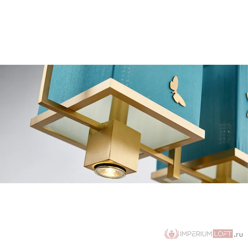 Люстра с бабочками Butterflies Blue Background Chandelier от ImperiumLoft