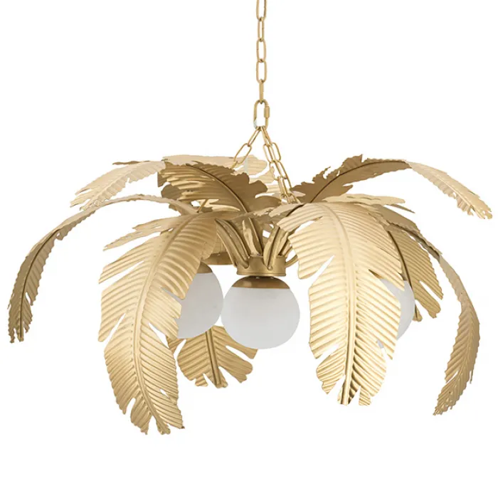 Люстра Vintage Chandelier Gold Сoconut Palm от ImperiumLoft