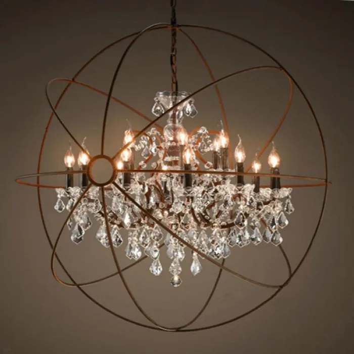 Люстра Restoration Hardware Foucault's Orb Crystal Chandelier от ImperiumLoft