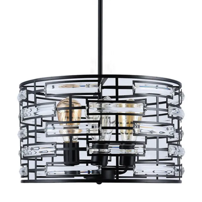 Люстра на штанге Metal Coil chandelier 40