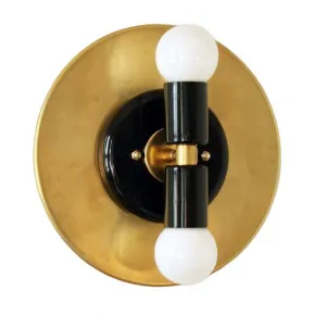Modern Wall Double Sconce Gold Black