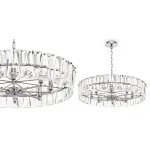 Подвесная люстра Ruby Crystal Chandelier Chrome 75