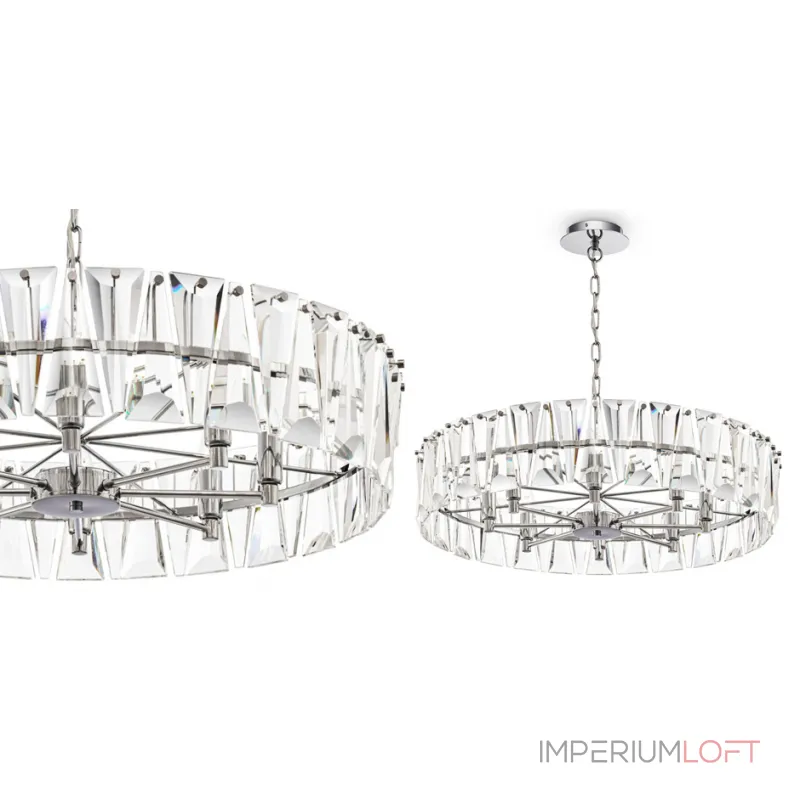 Подвесная люстра Ruby Crystal Chandelier Chrome 75