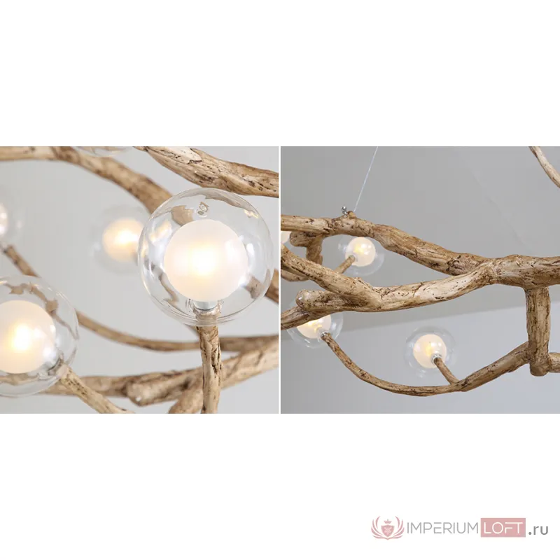 Люстра ветвь дерева Tree branch chandelier vintage от ImperiumLoft
