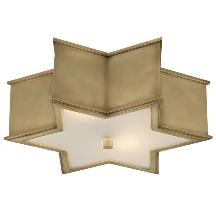 Потолочный светильник Звезда Sophia Flush Mount Brass от ImperiumLoft