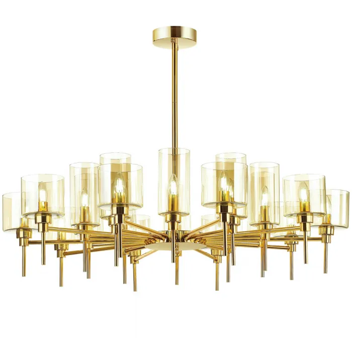 Люстра AXO Light Spillray Gold Lamps 20 от ImperiumLoft