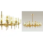 Люстра AXO Light Spillray Gold Lamps 20 от ImperiumLoft