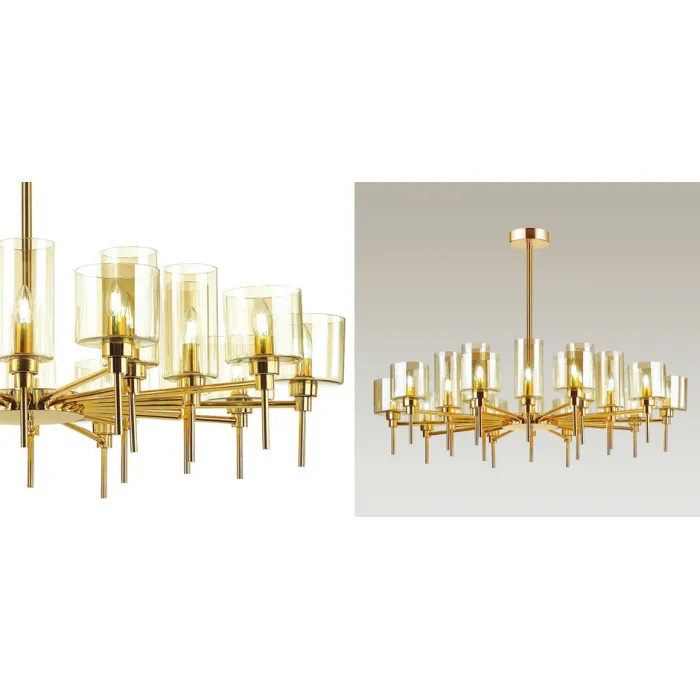 Люстра AXO Light Spillray Gold Lamps 20 от ImperiumLoft
