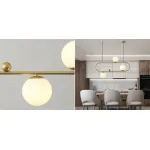 Люстра Horizontal Balls Balance Brass 3 от ImperiumLoft