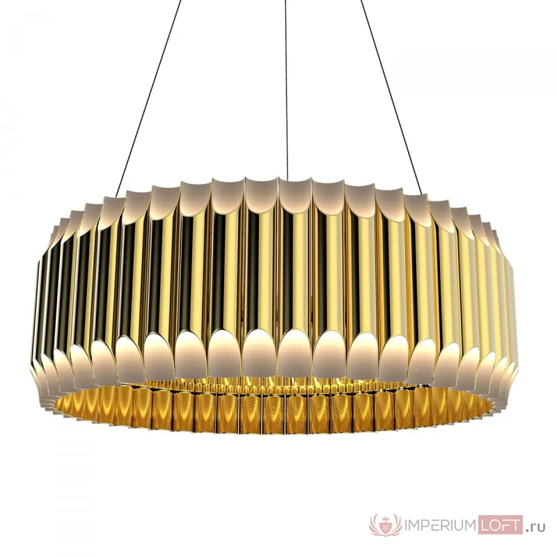 Люстра GALLIANO ROUND SUSPENSION LIGHT by DELIGHTFULL Gold от ImperiumLoft