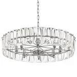 Подвесная люстра Ruby Crystal Chandelier Chrome 75