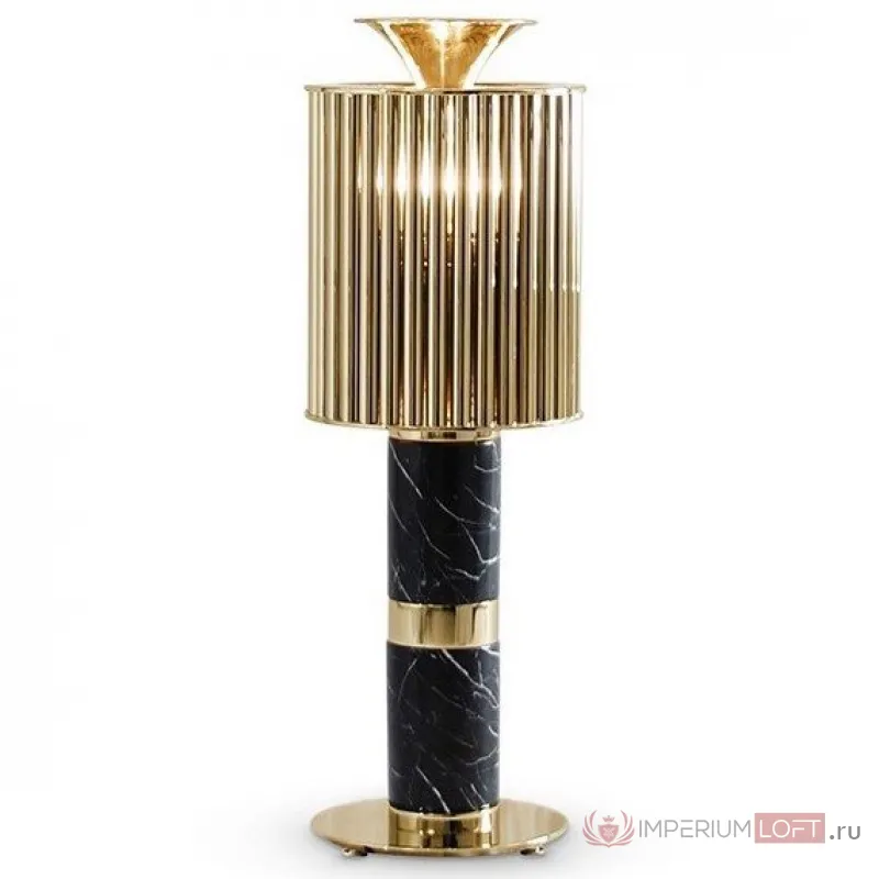 Настольная лампа Donna Table Light in Brass with Black Marble Base от ImperiumLoft